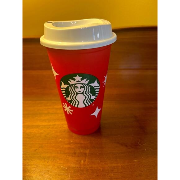 Starbucks 25 Years 16 oz Christmas Holiday Reusable Coffee Tumbler Lot of 2 - Picture 1 of 2